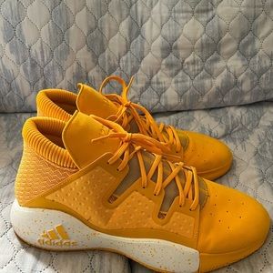 Yellow Adidas 11222 Basketball Shoes